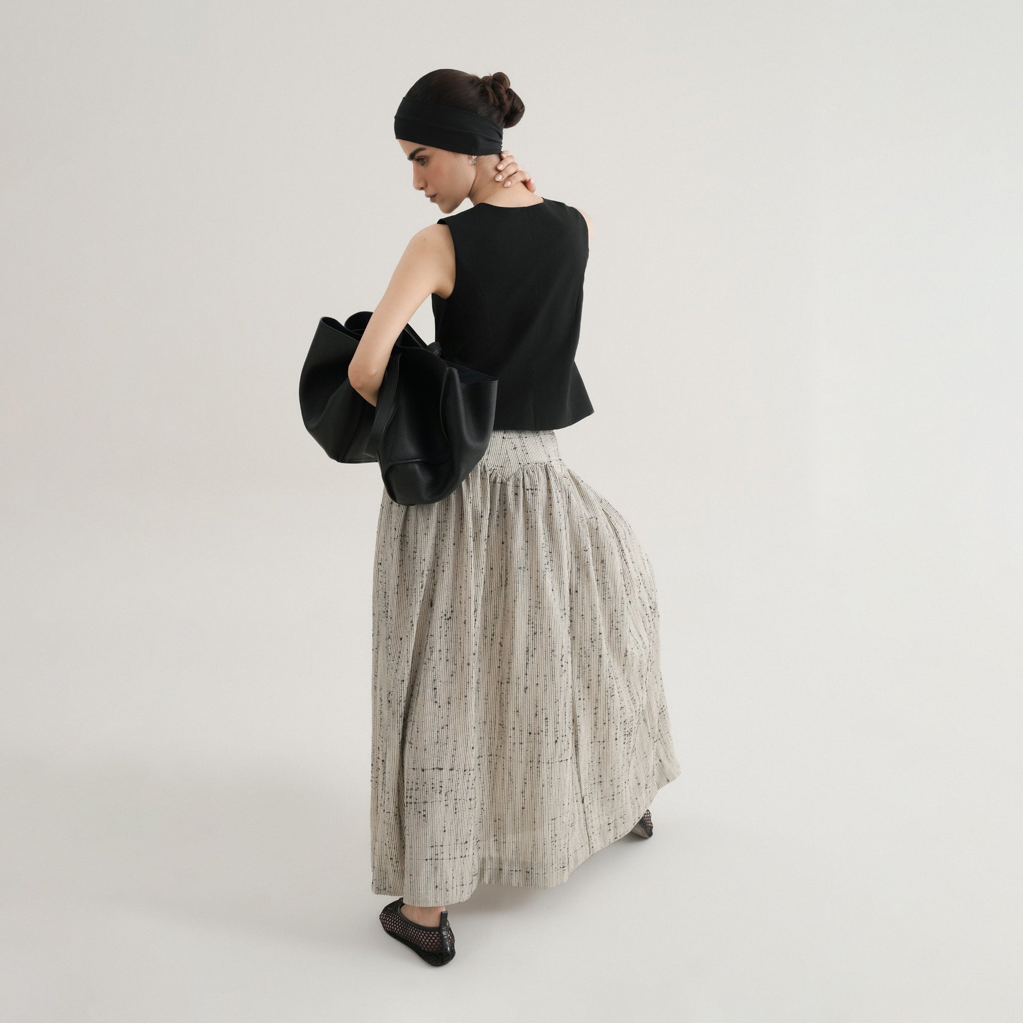 Panel Midi Skirt