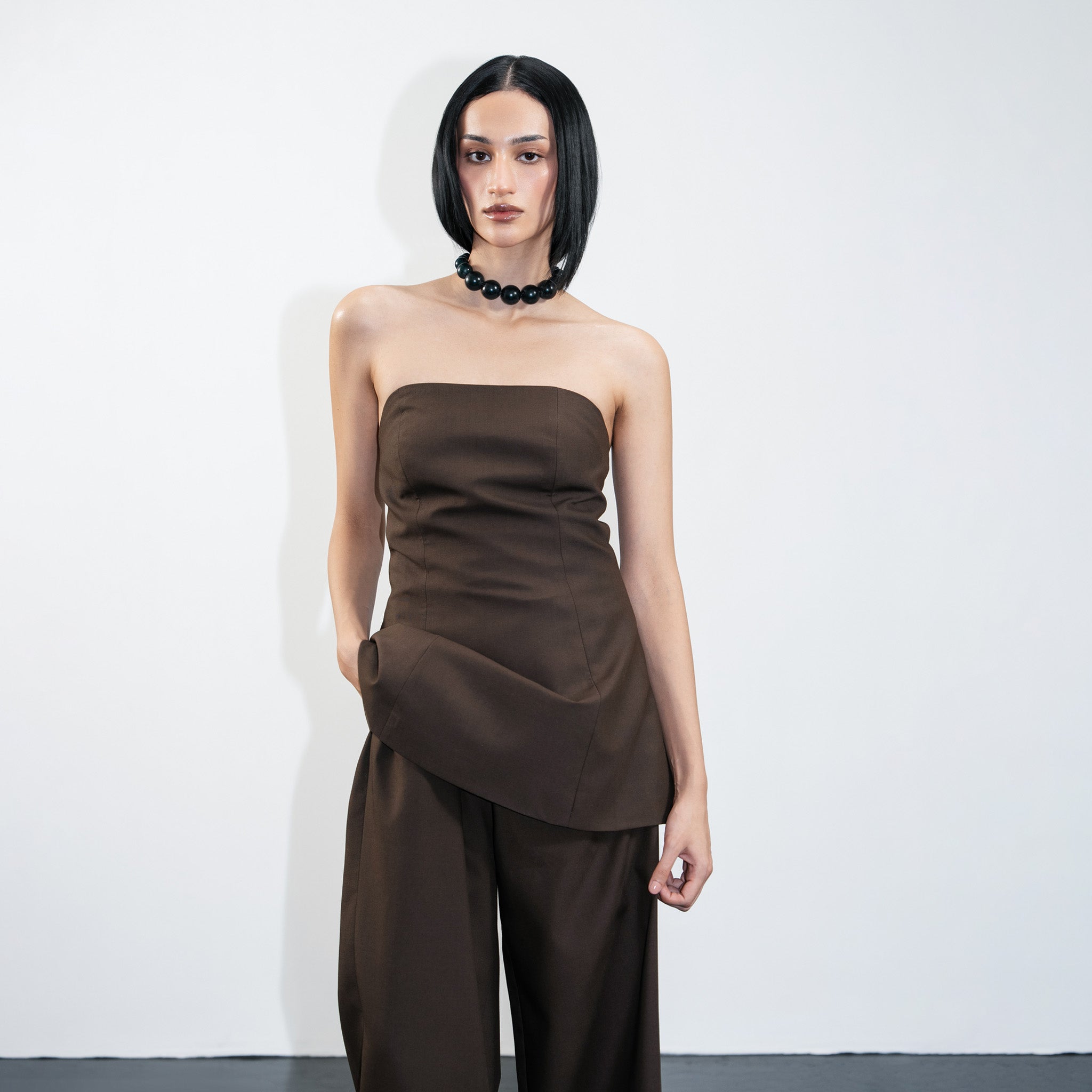Tailored Strapless Set
