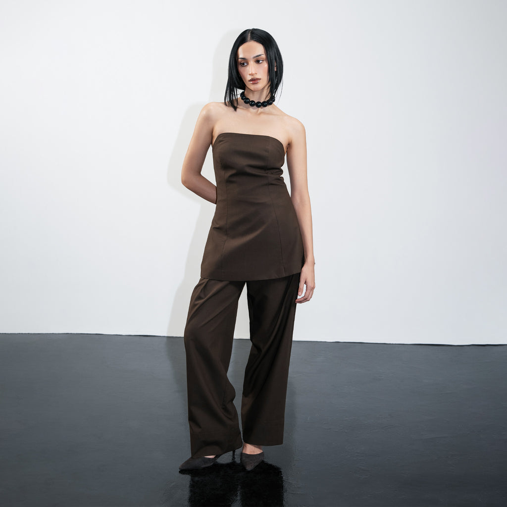 Tailored Strapless Set