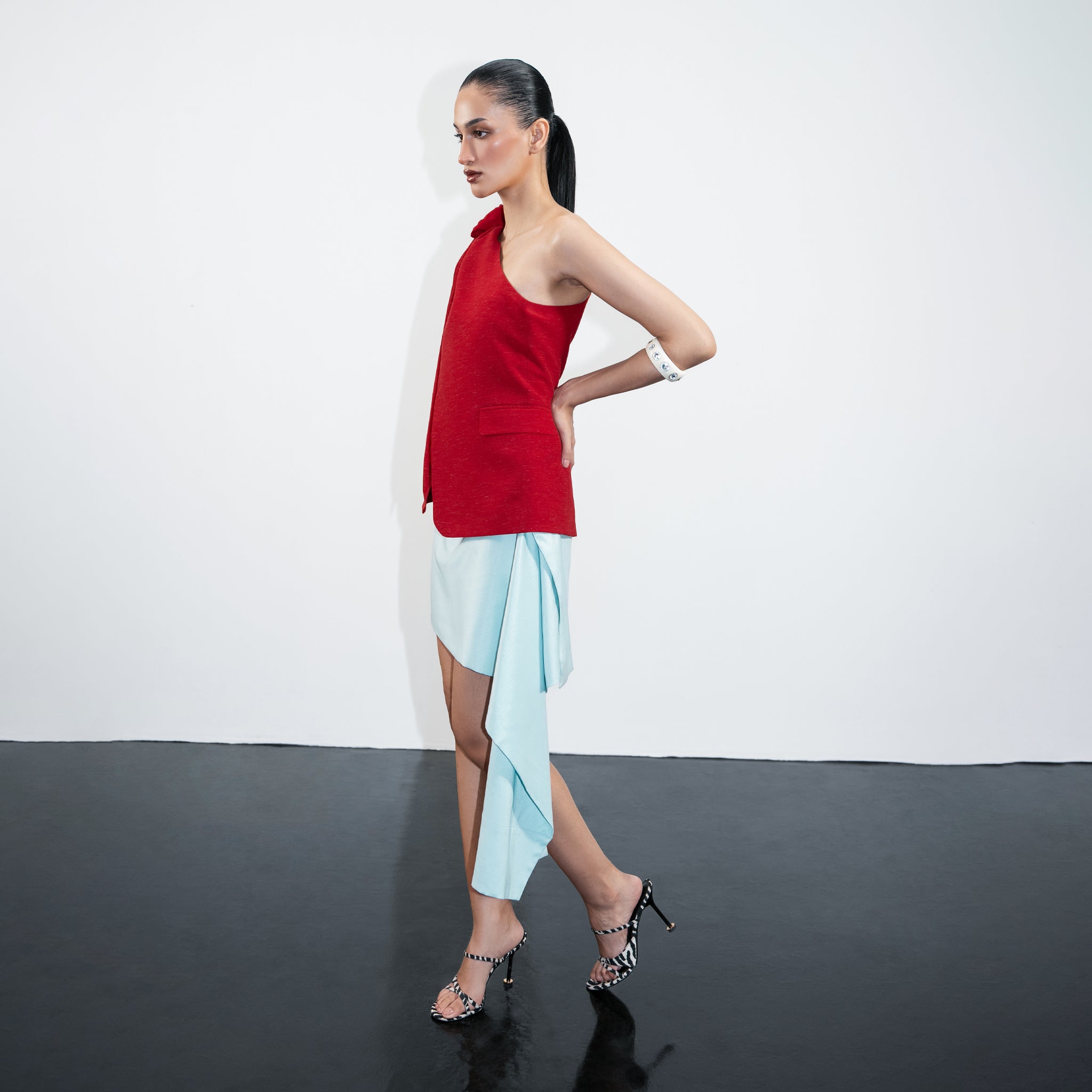 Knotted Shoulder Top