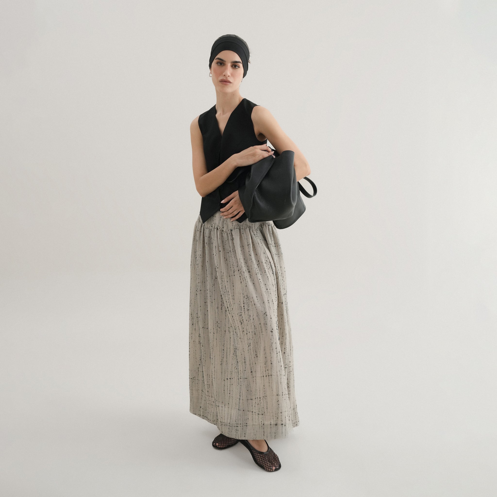 Panel Midi Skirt